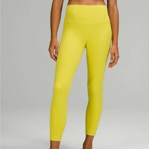 Lululemon Align High-Waisted Leggings 25” Yellow Serpentine